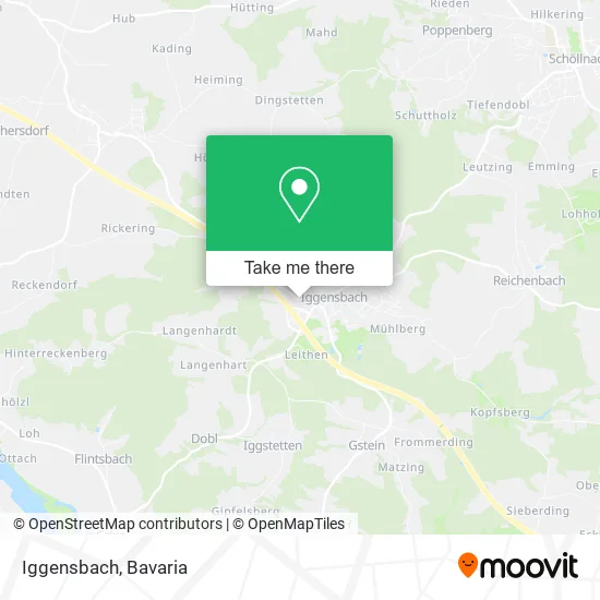 Карта Iggensbach