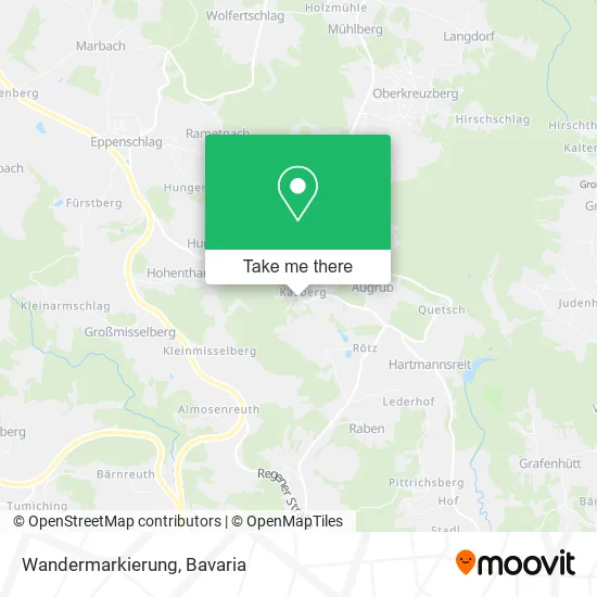 Карта Wandermarkierung
