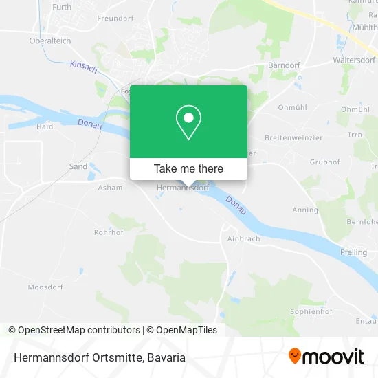 Карта Hermannsdorf Ortsmitte