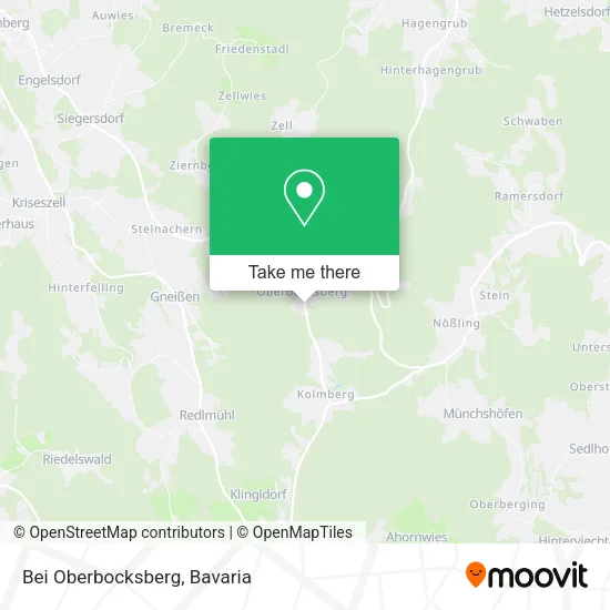 Карта Bei Oberbocksberg