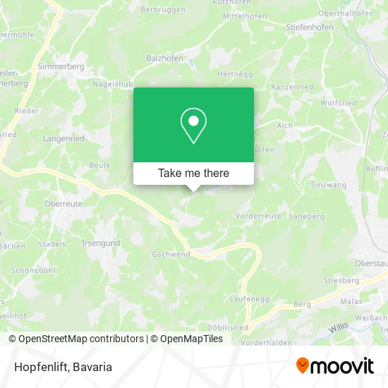 Карта Hopfenlift