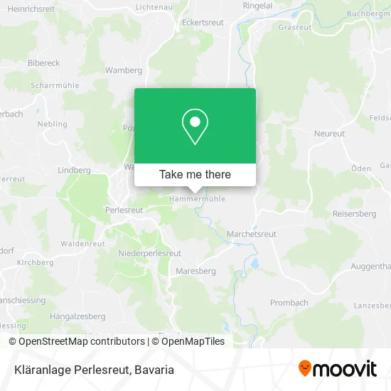Карта Kläranlage Perlesreut