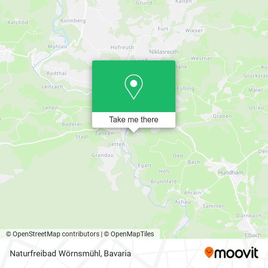 Naturfreibad Wörnsmühl map