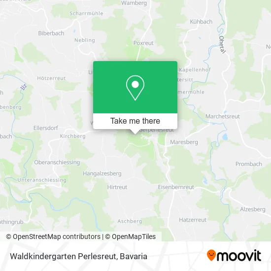 Карта Waldkindergarten Perlesreut