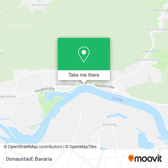 Карта Donaustauf