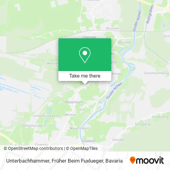 Карта Unterbachhammer, Früher Beim Fuxlueger