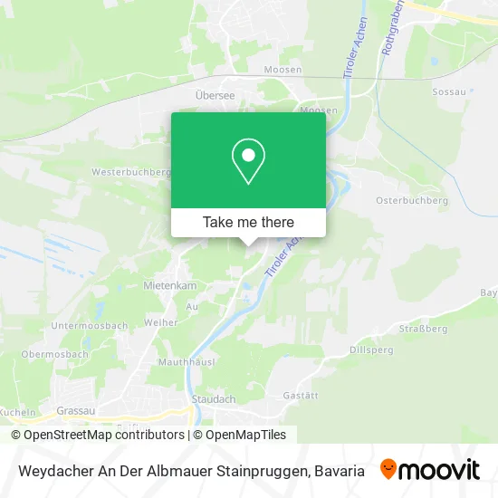 Карта Weydacher An Der Albmauer Stainpruggen