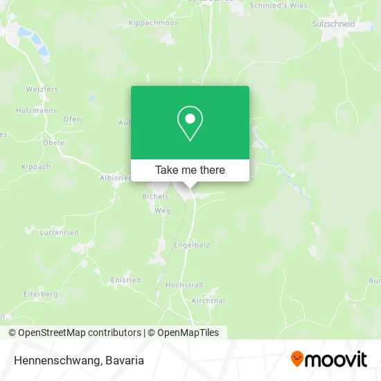 Карта Hennenschwang