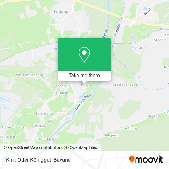 Kink Oder Königgut map