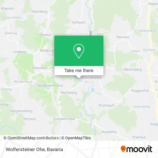 Карта Wolfersteiner Ohe