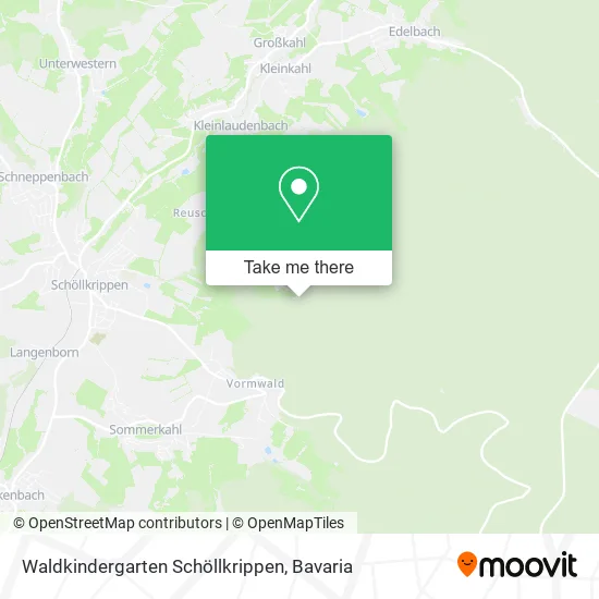 Карта Waldkindergarten Schöllkrippen