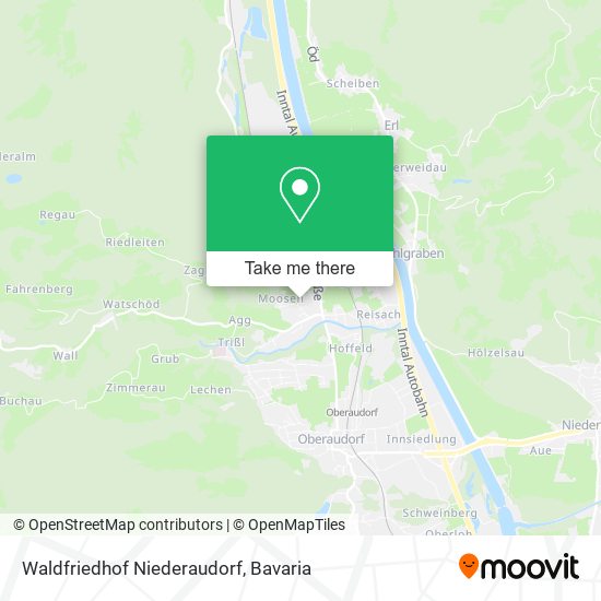 Waldfriedhof Niederaudorf map