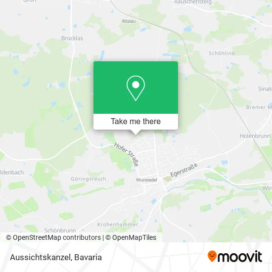 Карта Aussichtskanzel