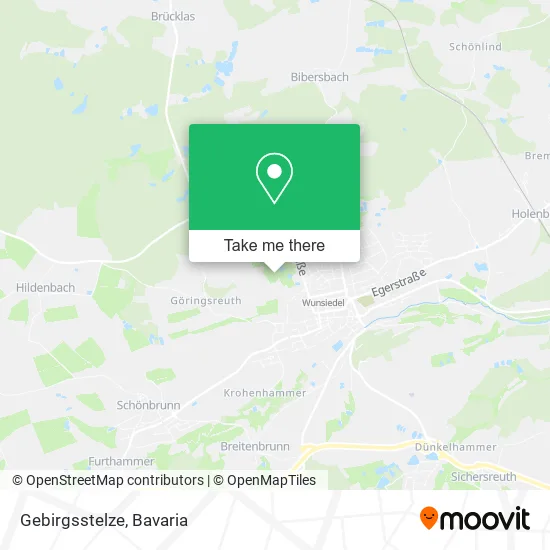 Карта Gebirgsstelze