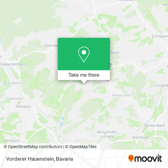 Карта Vorderer Hauenstein