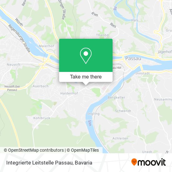 Integrierte Leitstelle Passau map