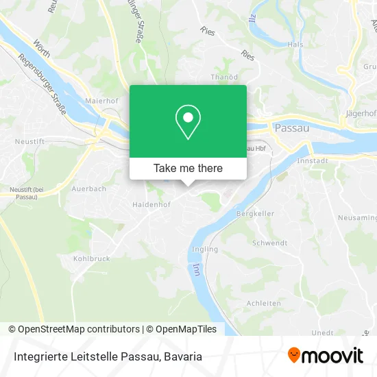 Карта Integrierte Leitstelle Passau