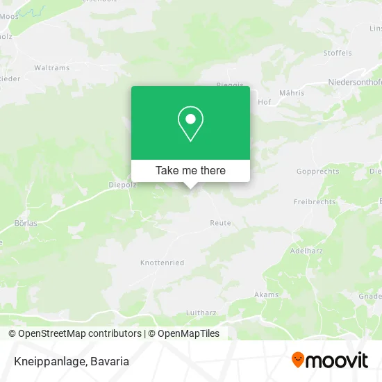 Карта Kneippanlage