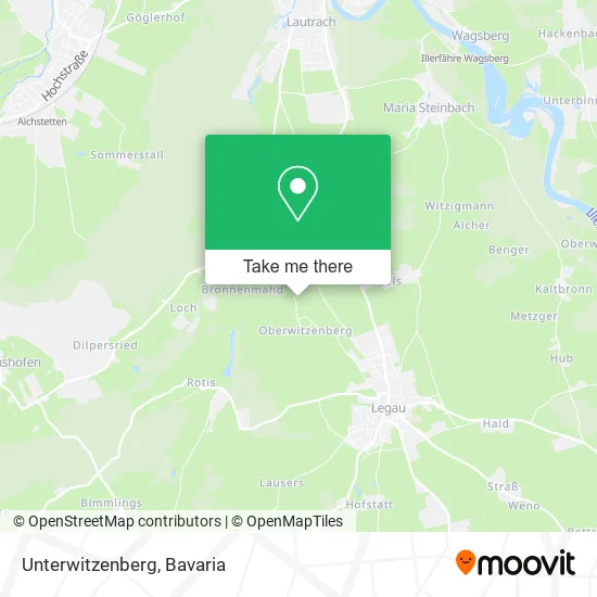 Карта Unterwitzenberg