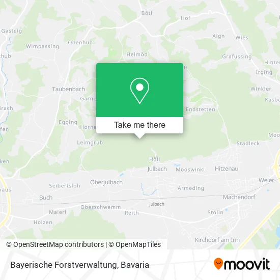 Карта Bayerische Forstverwaltung
