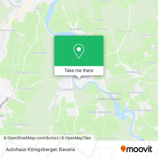 Карта Autohaus Königsberger
