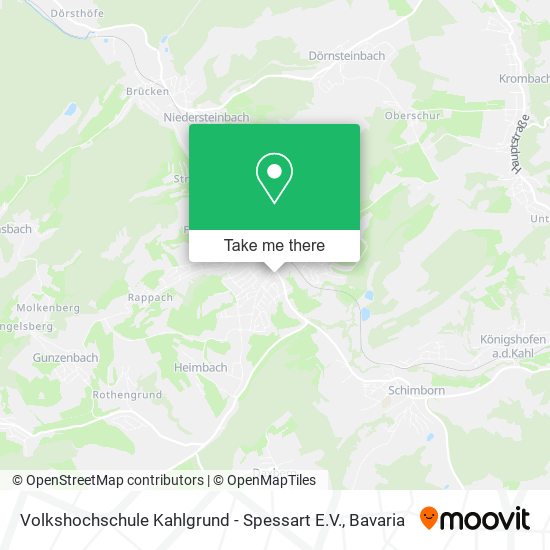 Volkshochschule Kahlgrund - Spessart E.V. map