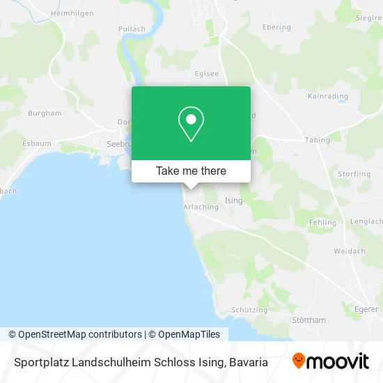 Карта Sportplatz Landschulheim Schloss Ising