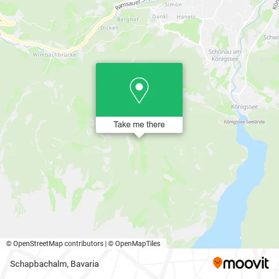 Карта Schapbachalm