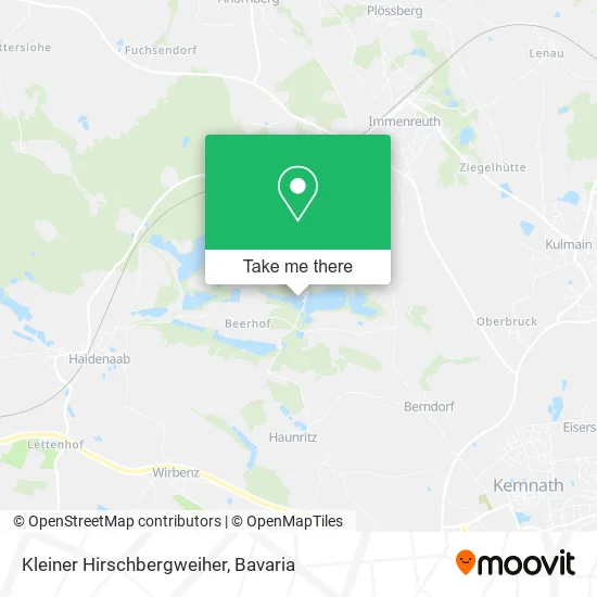 Карта Kleiner Hirschbergweiher