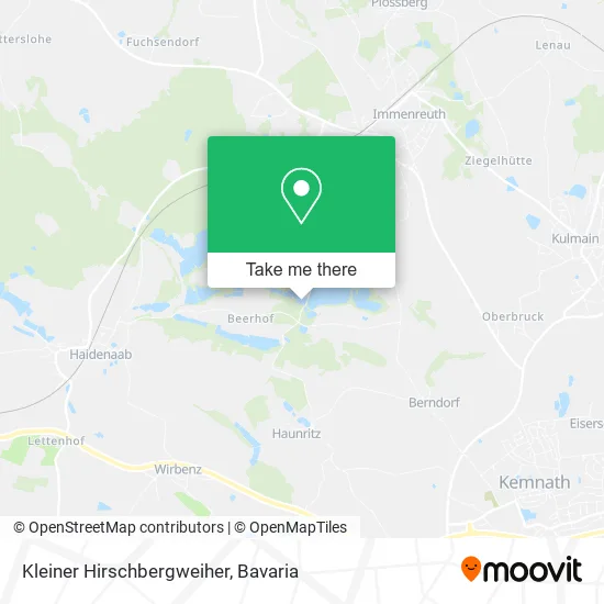 Карта Kleiner Hirschbergweiher