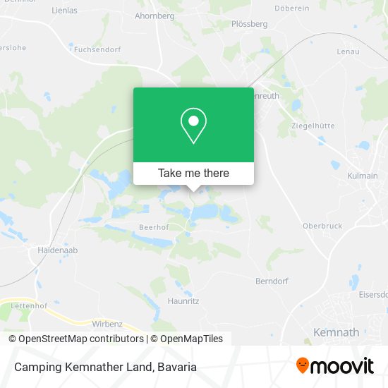 Camping Kemnather Land map