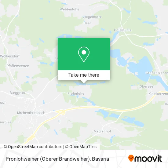 Карта Fronlohweiher (Oberer Brandweiher)