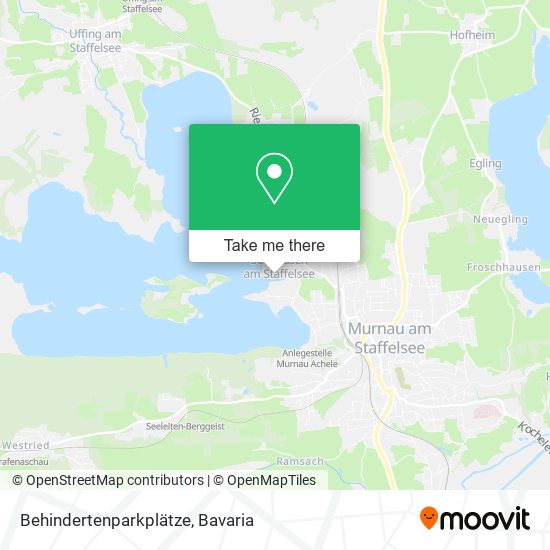 Behindertenparkplätze map