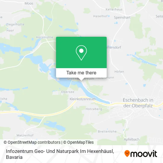 Карта Infozentrum Geo- Und Naturpark Im Hexenhäusl