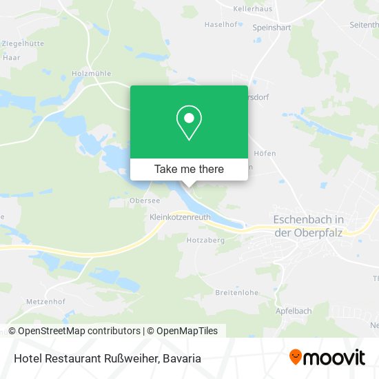 Hotel Restaurant Rußweiher map