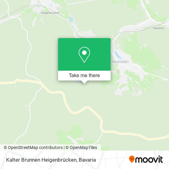 Kalter Brunnen Heigenbrücken map