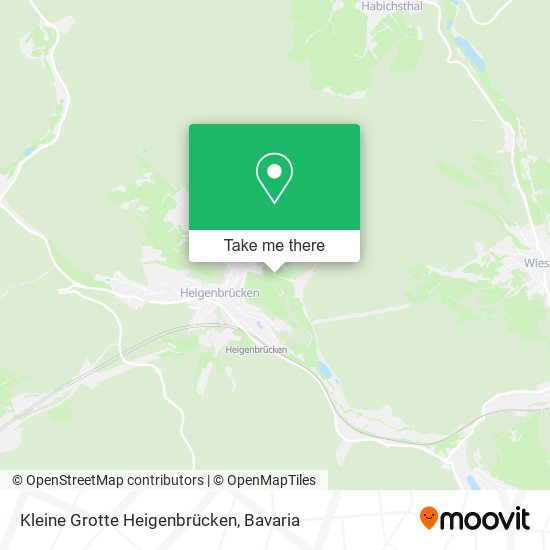 Kleine Grotte Heigenbrücken map