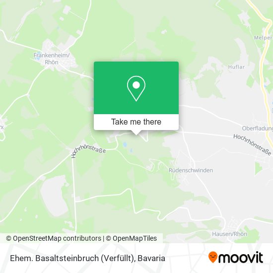 Ehem. Basaltsteinbruch (Verfüllt) map