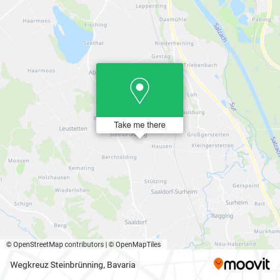 Wegkreuz Steinbrünning map