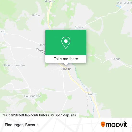 Карта Fladungen