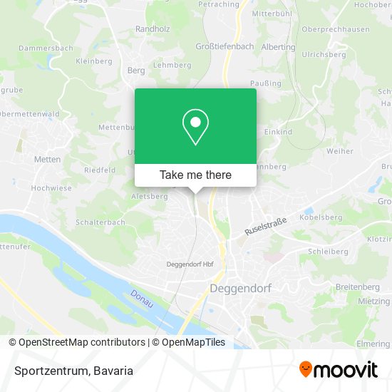 Sportzentrum map