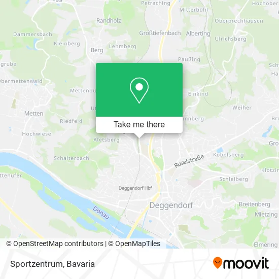 Карта Sportzentrum