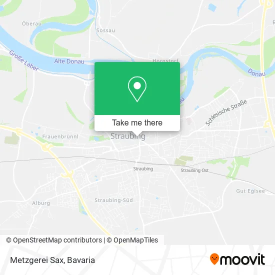 Metzgerei Sax map