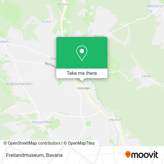 Карта Freilandmuseum