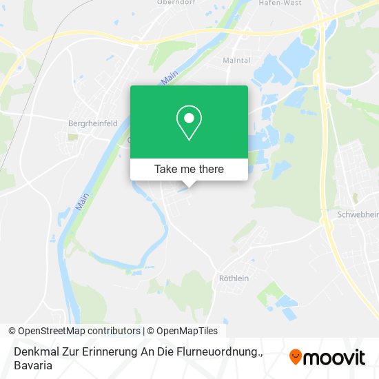 Denkmal Zur Erinnerung An Die Flurneuordnung. map