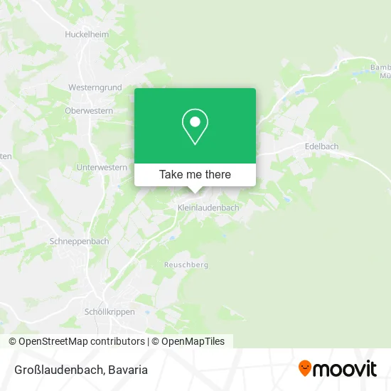 Карта Großlaudenbach
