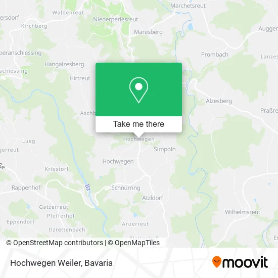 Карта Hochwegen Weiler