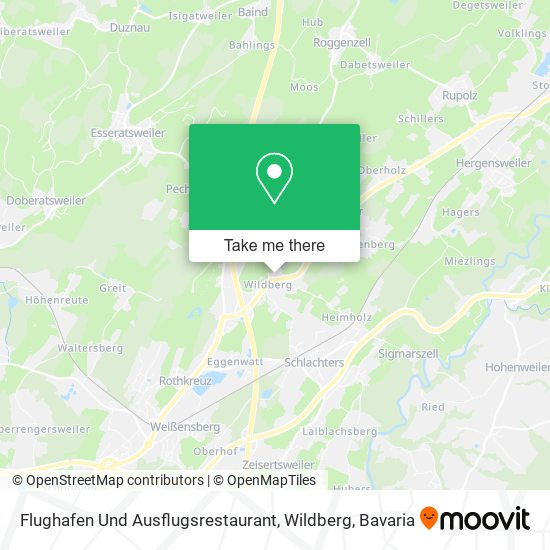 Flughafen Und Ausflugsrestaurant, Wildberg map