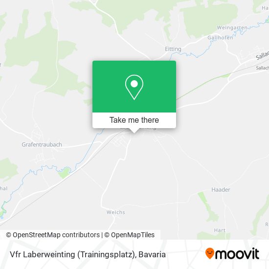 Карта Vfr Laberweinting (Trainingsplatz)
