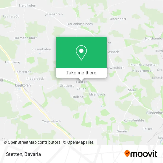 Карта Stetten